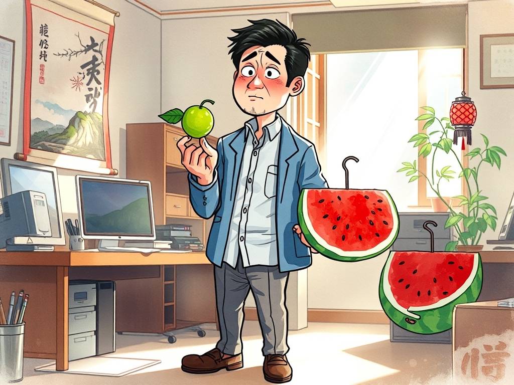趣味小测试 你还会在事业上捡芝麻丢西瓜吗？