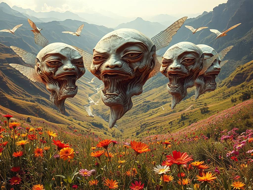 你能从这张图上找到几张人面