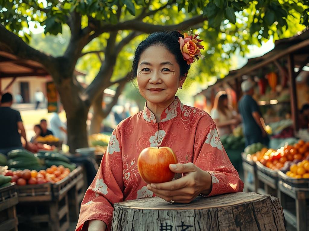 吃苹果看你的圆滑度