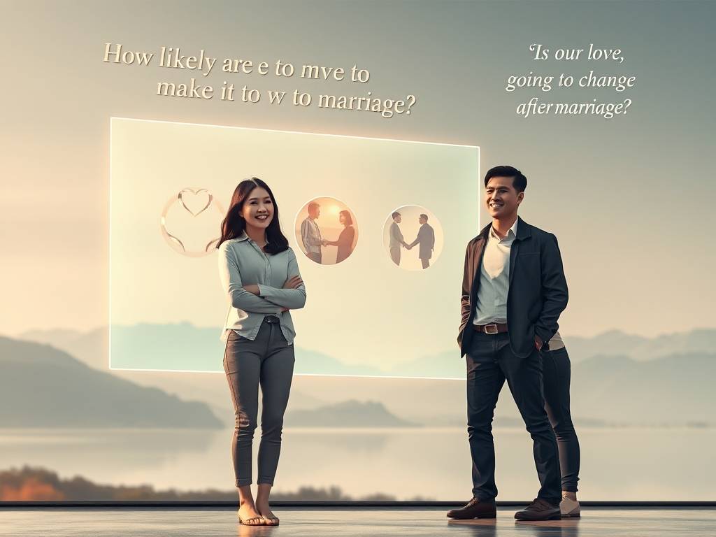 免费在线测一测 你们走向婚姻的概率是多少?婚后感情会变吗?