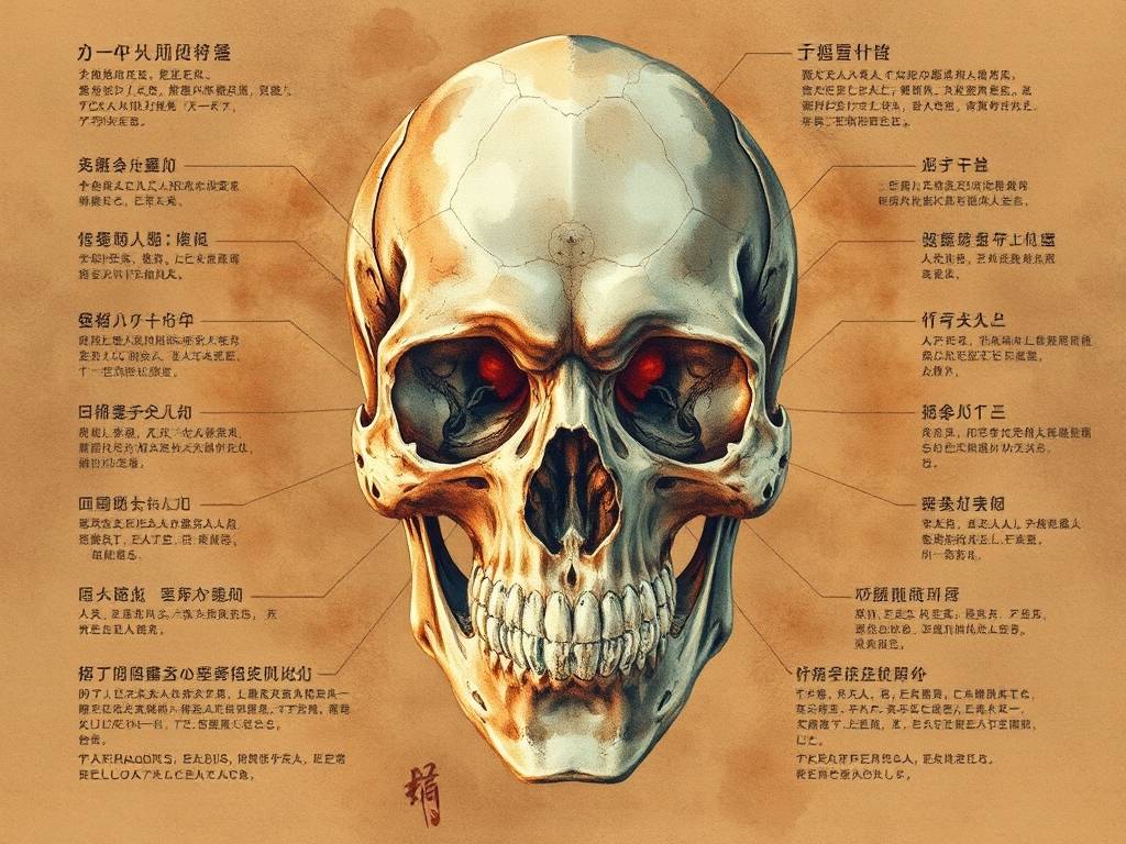 骨相学图解大全之四方金印骨