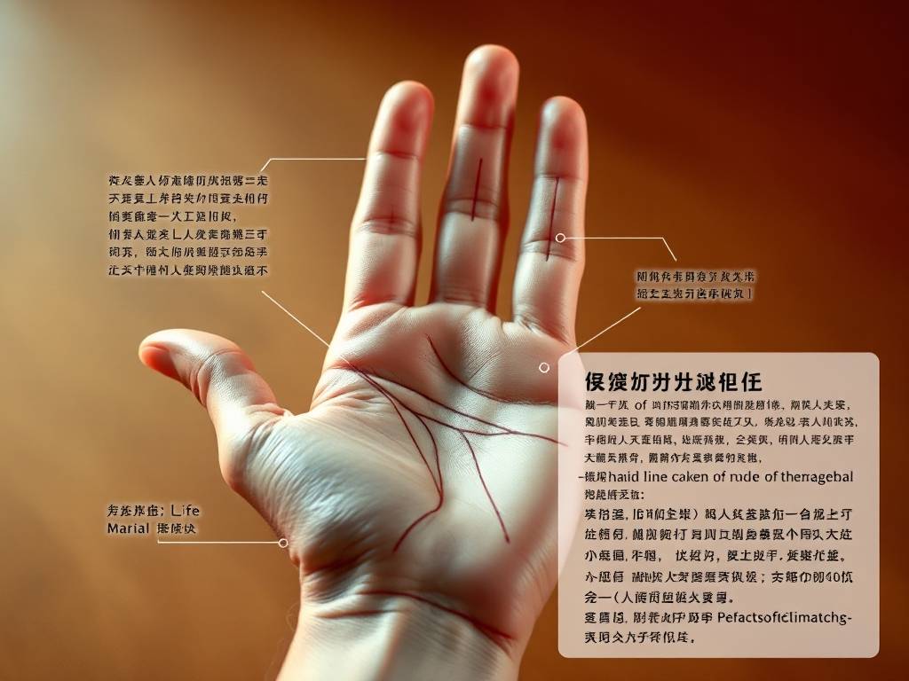手(shǒu)相婚姻线图解(六)：夫妻不和的手(shǒu)相图