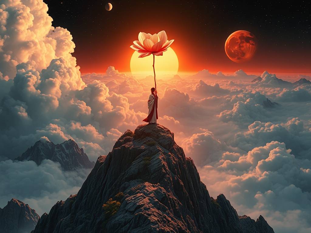 命运线顶部开花的人命运怎么样