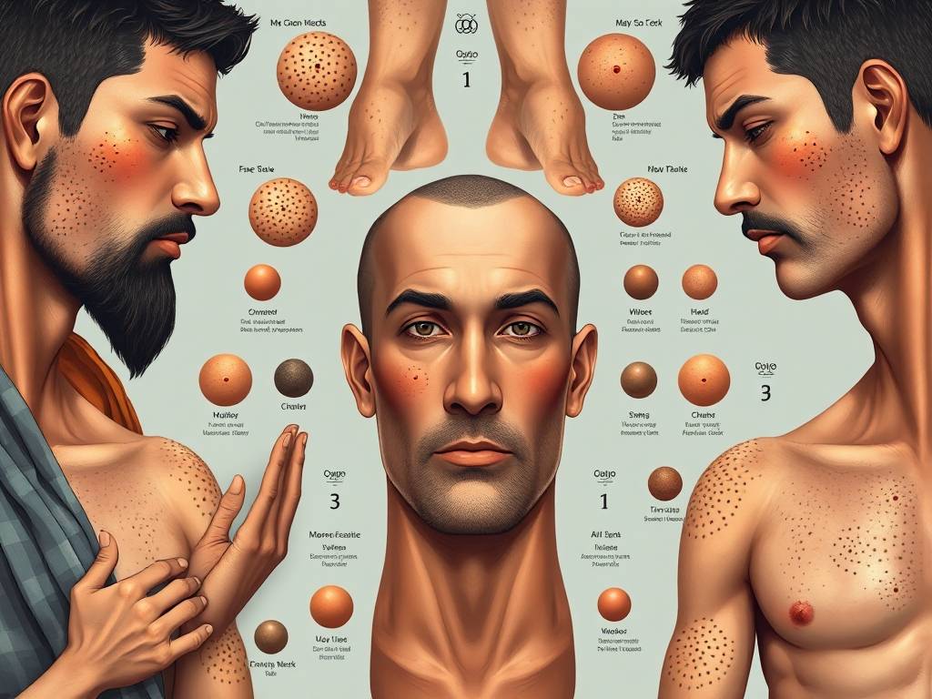 痣(zhì)相图解大全男人 男人的不同部位痣(zhì)寓意分析