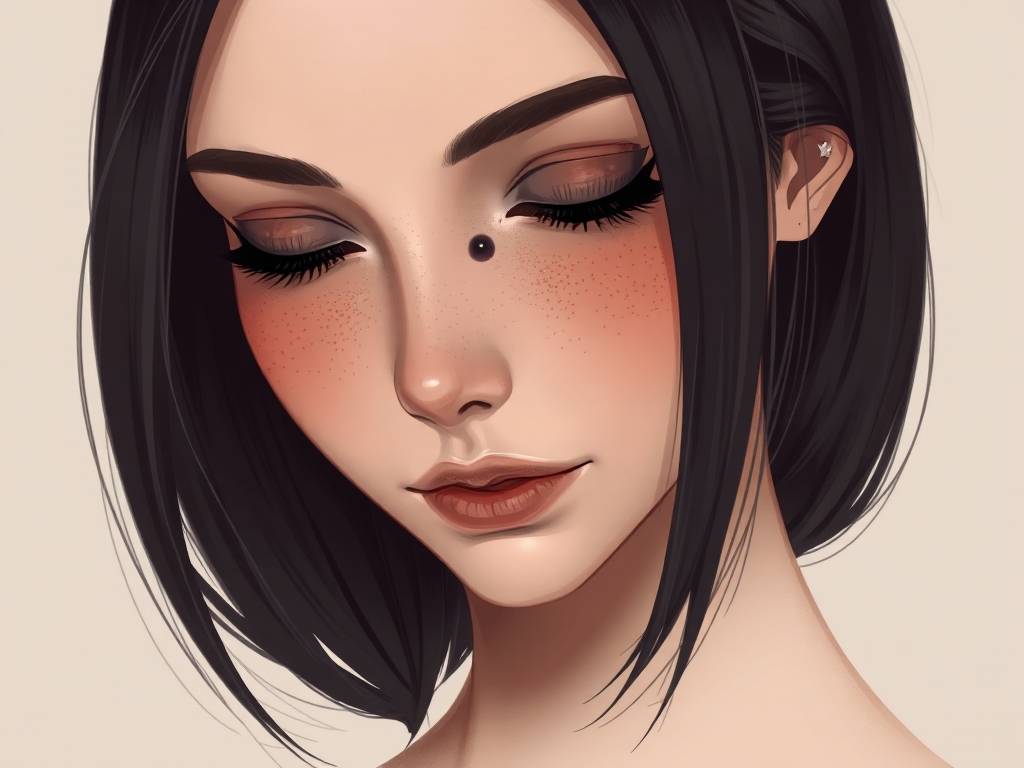 女人左眼下眼睑中间有痣图解 女人左眼有痣代表的寓意分析
