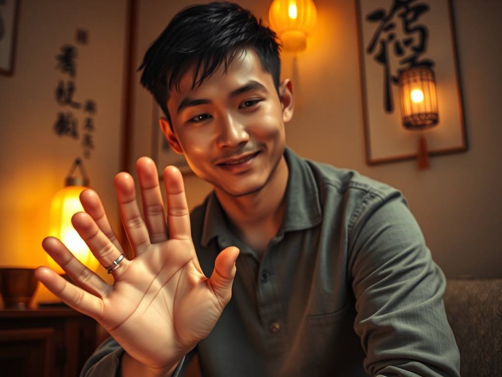 男人看手相看哪只手准 男生左手怎么看手相