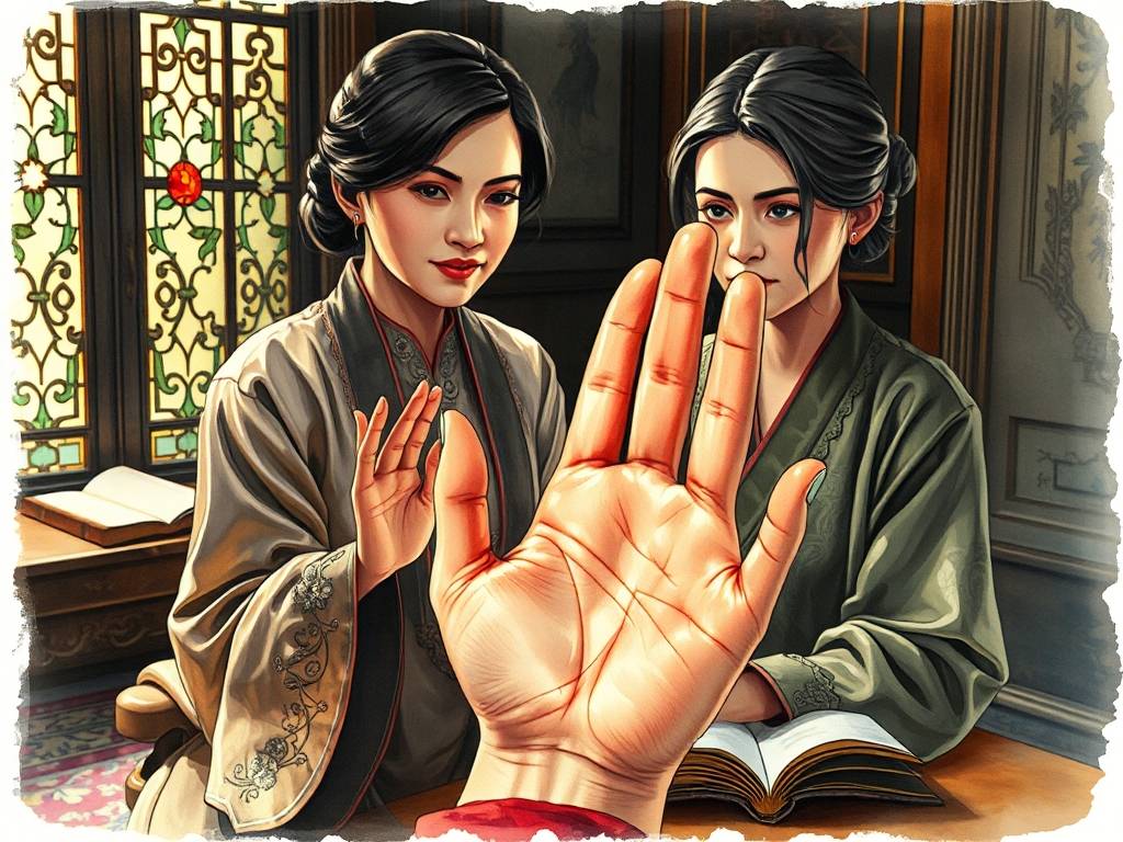 手相为什么女的看右手 女人的手相如何解析
