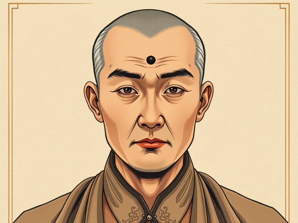 男人额头长痣面相图解 脑门中间有个痣富贵好运气