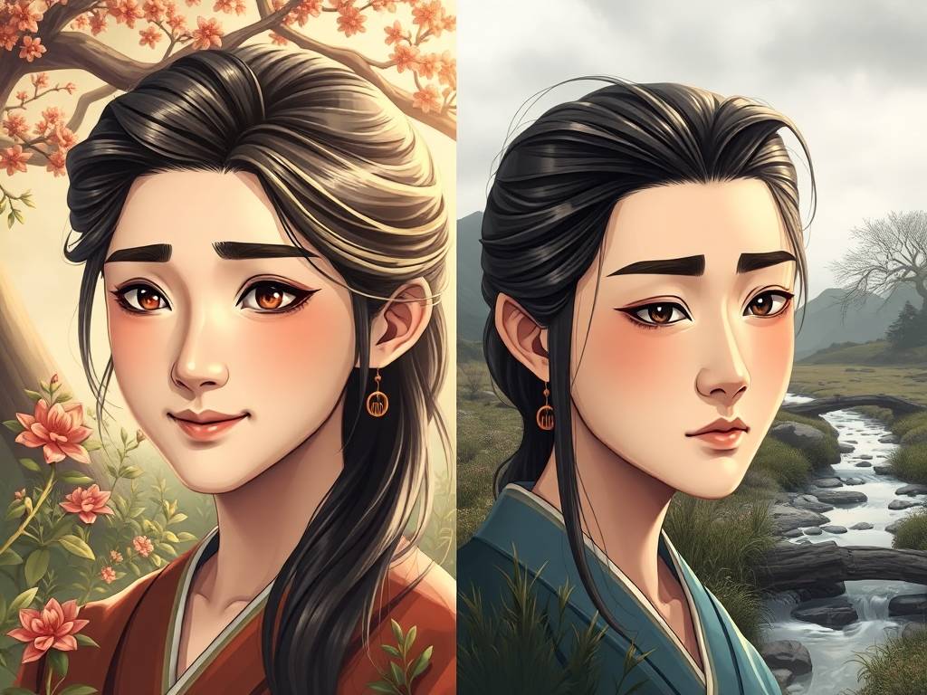 福相和寡相的区别图 眉毛细长头发浓密是福相