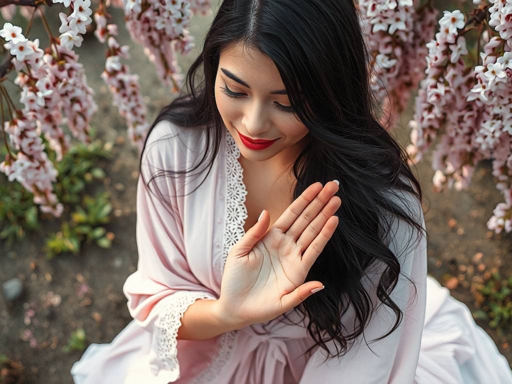 二条婚姻线的女人图片 婚姻线断裂感情经历丰富