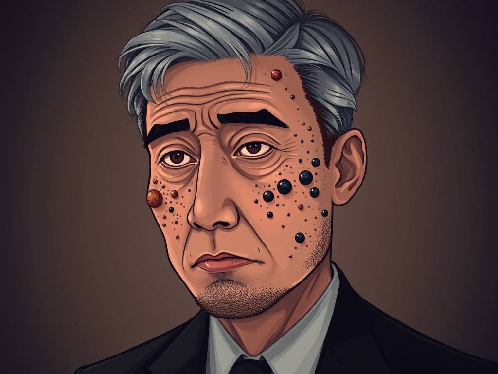 男人脸上很多痣人的命相 痣的吉凶如何判断准确