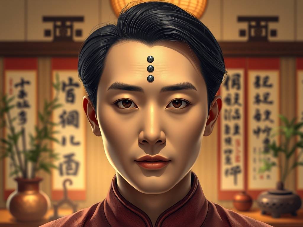 额头三痣一线命相好不好 常有好运加持