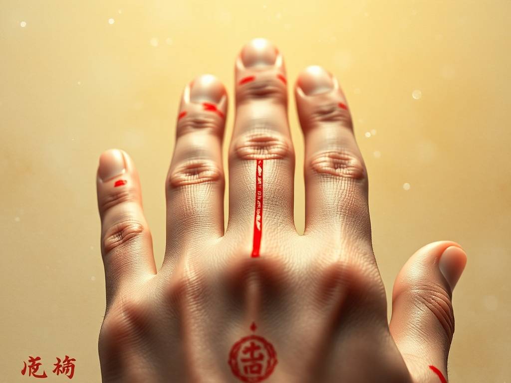 真正的贵人纹 无名指上贵人纹 艮宫贵人线