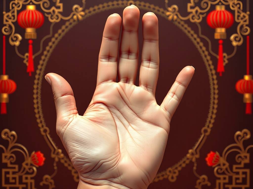 天生有福的手相图片 流纹是富贵的象征