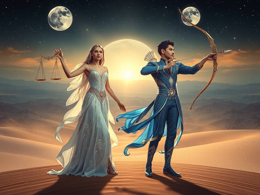 射手座的最佳配對(duì)星座，一起和他成为自由的神仙眷侣