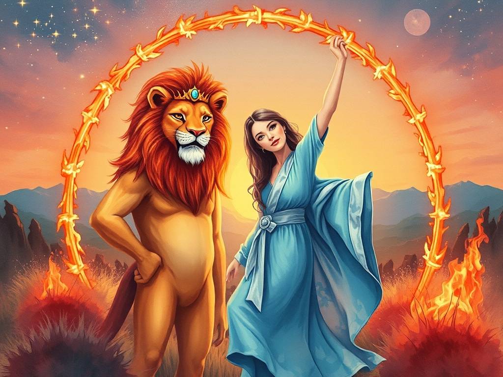 狮子座和射手座的爱情，别扭又温暖