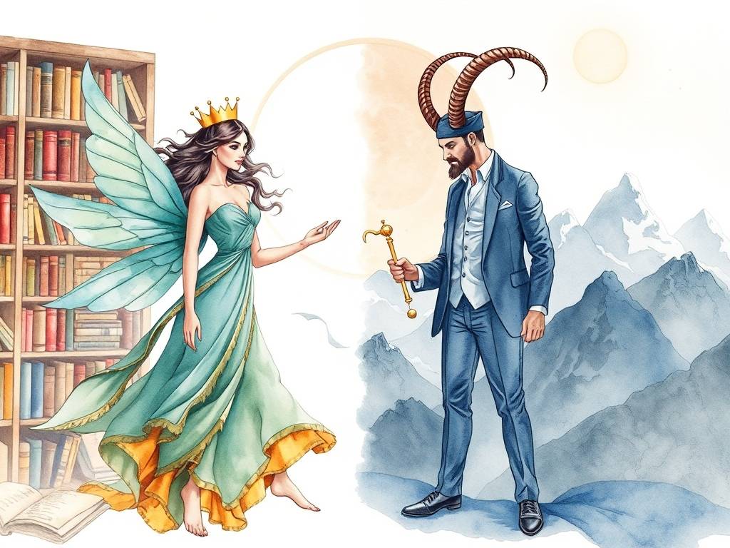 星座双子和摩羯配对吗 一阴一阳两个极端