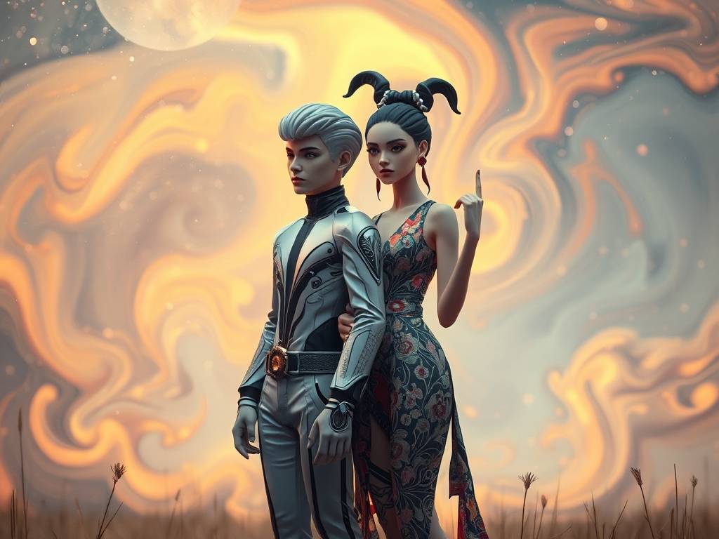 水瓶座男和双子女星座配对 感情里的归属感