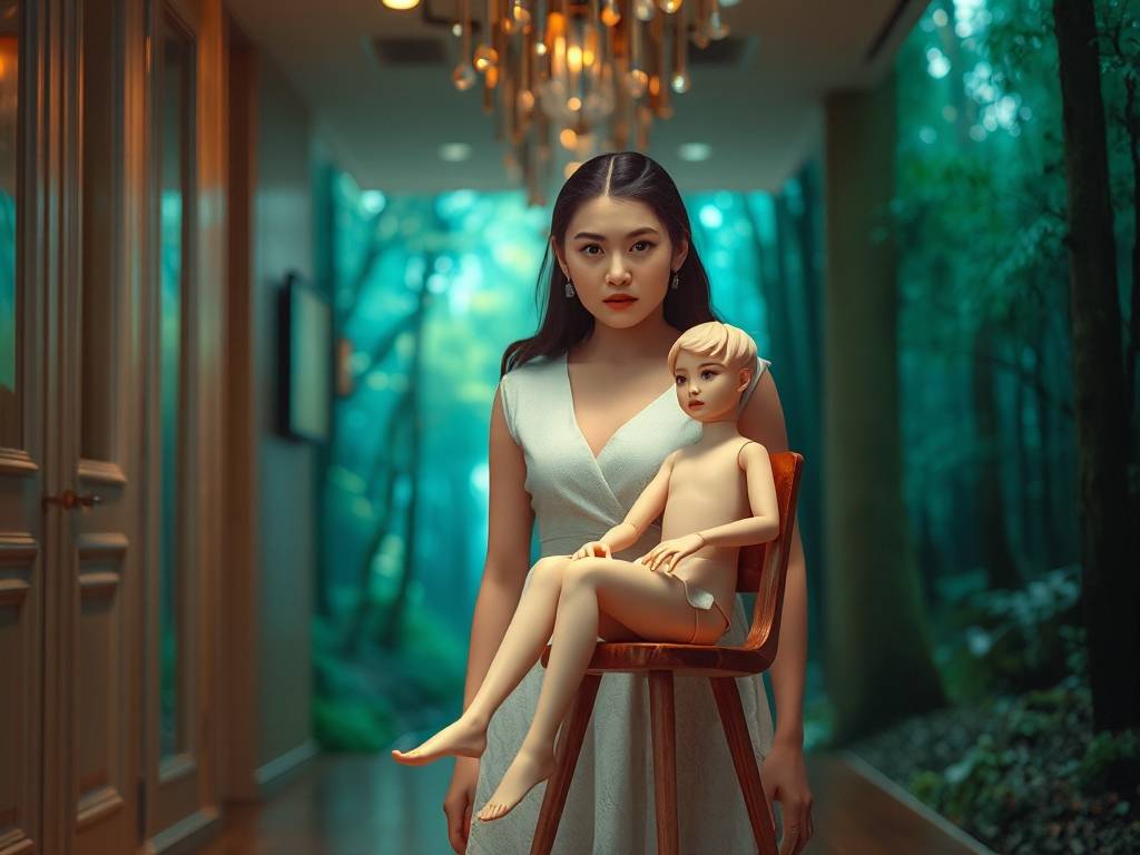水瓶女看到充气娃娃反应