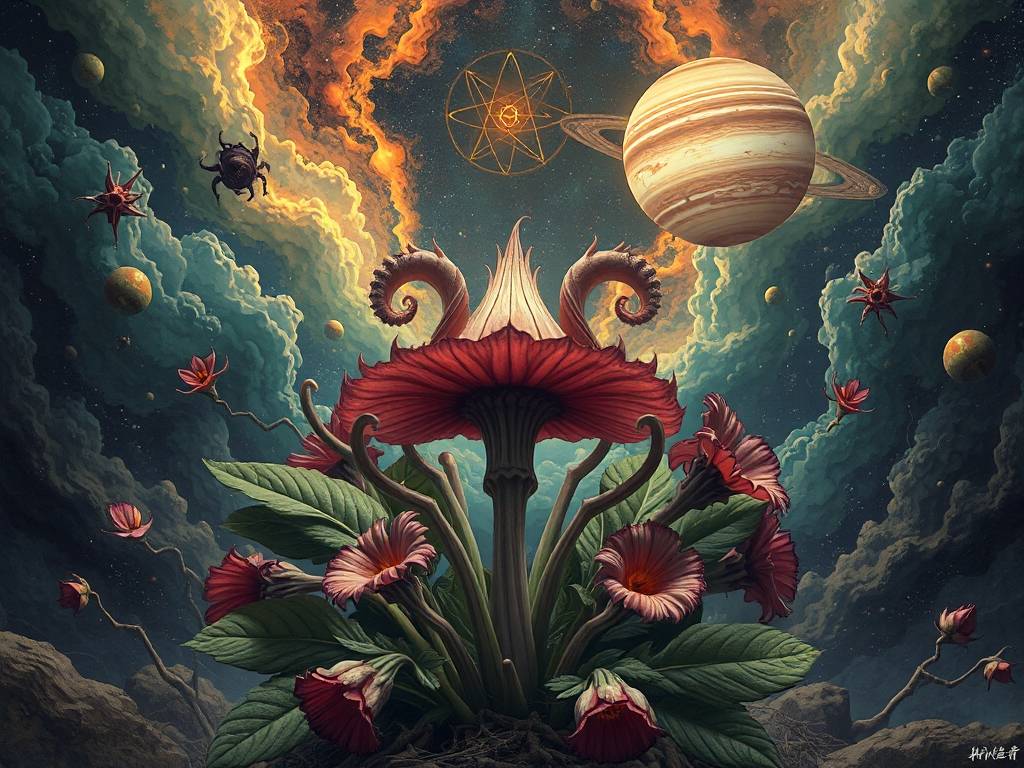 曼陀罗华 星象 木星摩羯年度焦点危机