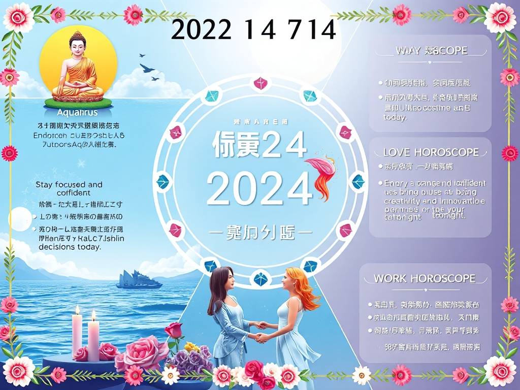 水瓶座今日运势2023年7月14日，水瓶座每日星座运势