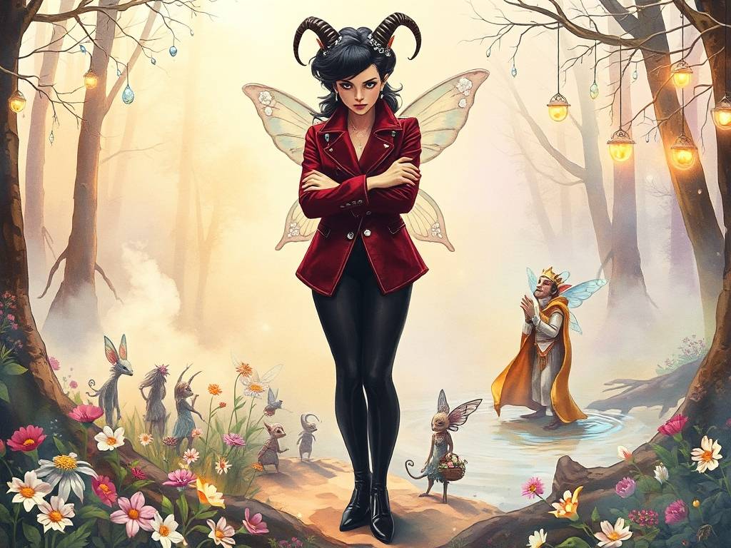 摩羯女像个小妖精,摩羯座女生生气了怎么哄