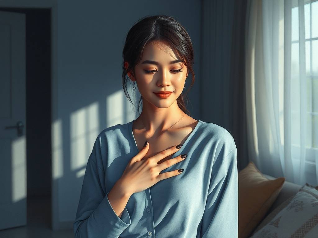 摩羯女伪装开心,摩羯女不太主动和我说话