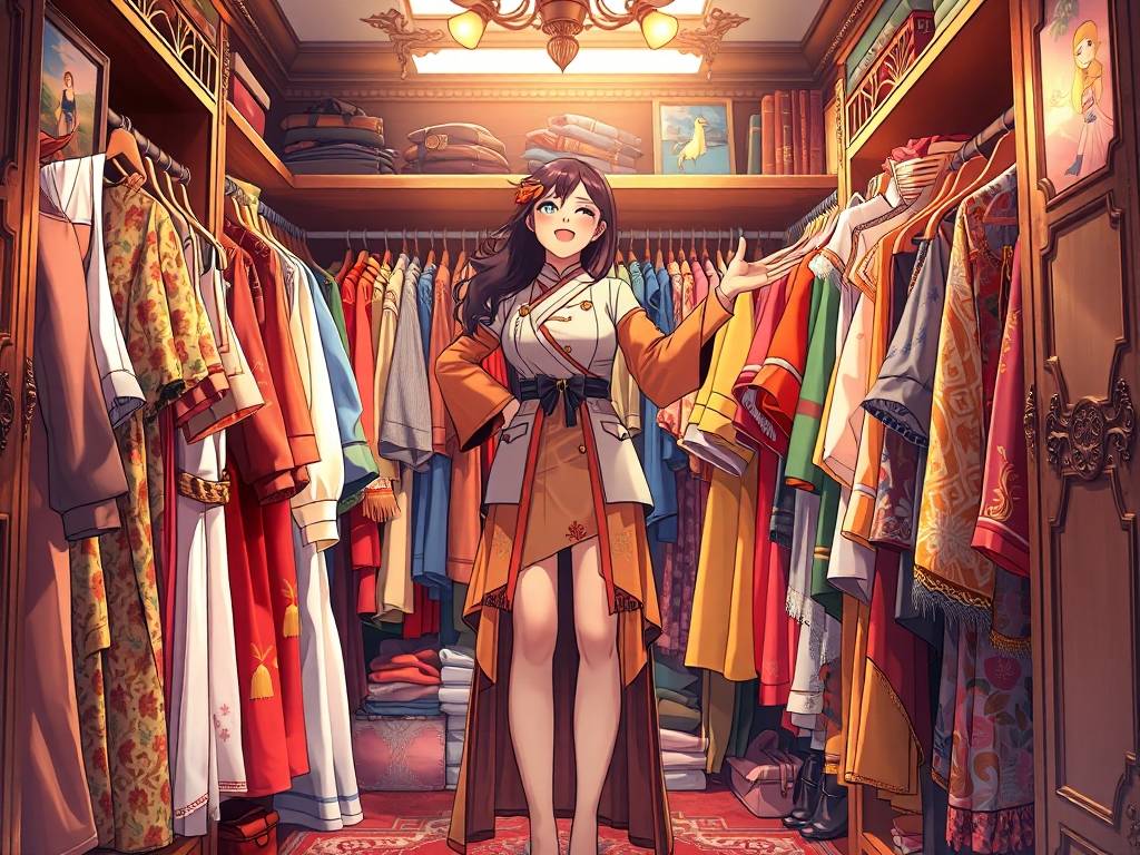 衣柜总有些衣服舍不得扔！射手女衣服数量比拼