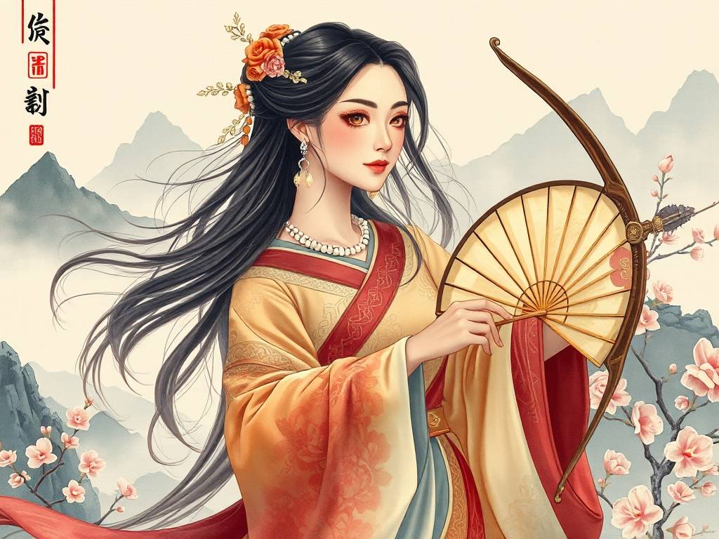射手座唯美头像古风女,十二星座古风名字女有哪些?