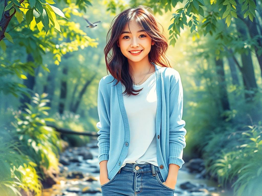 AB型血女生可爱的一面