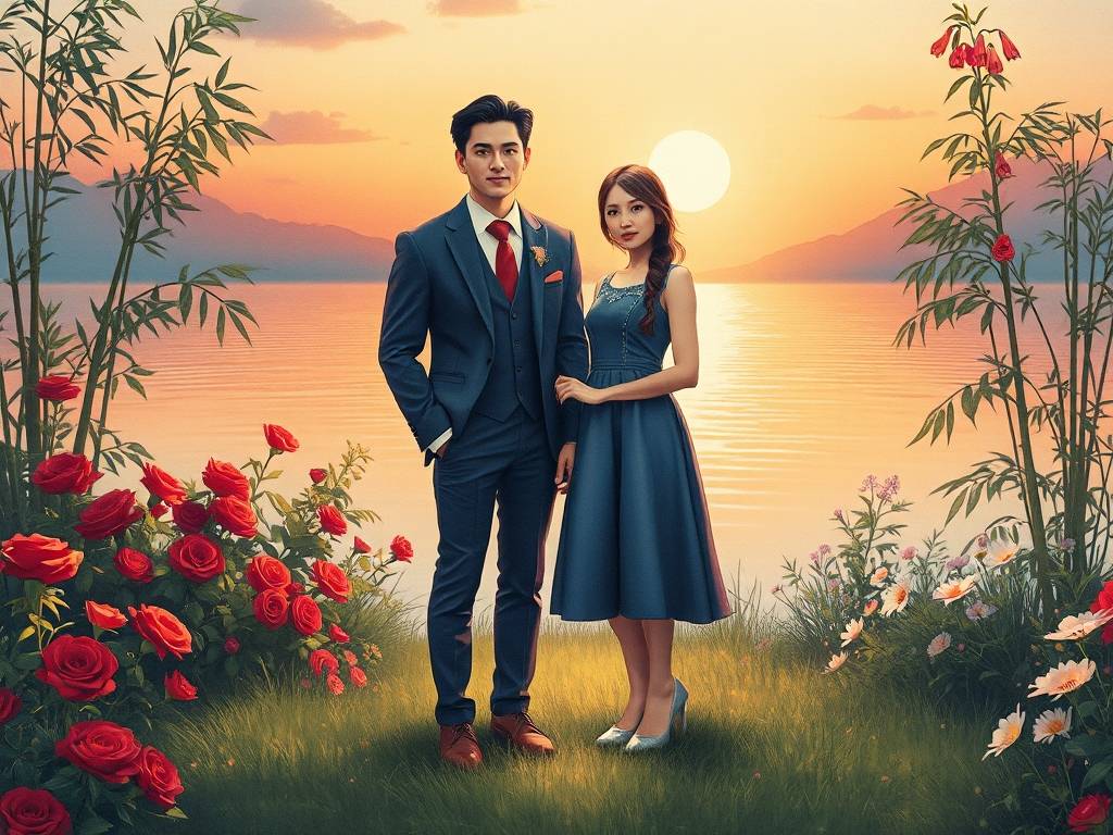 O型男性和B型女性的姻缘