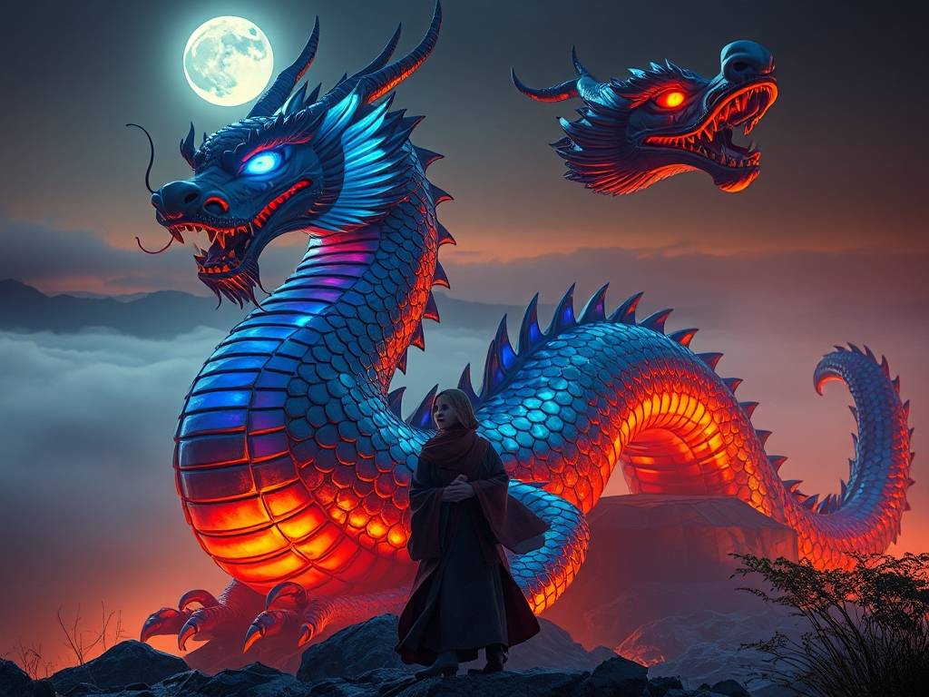 做梦梦见龙的雕像，预示运气到了