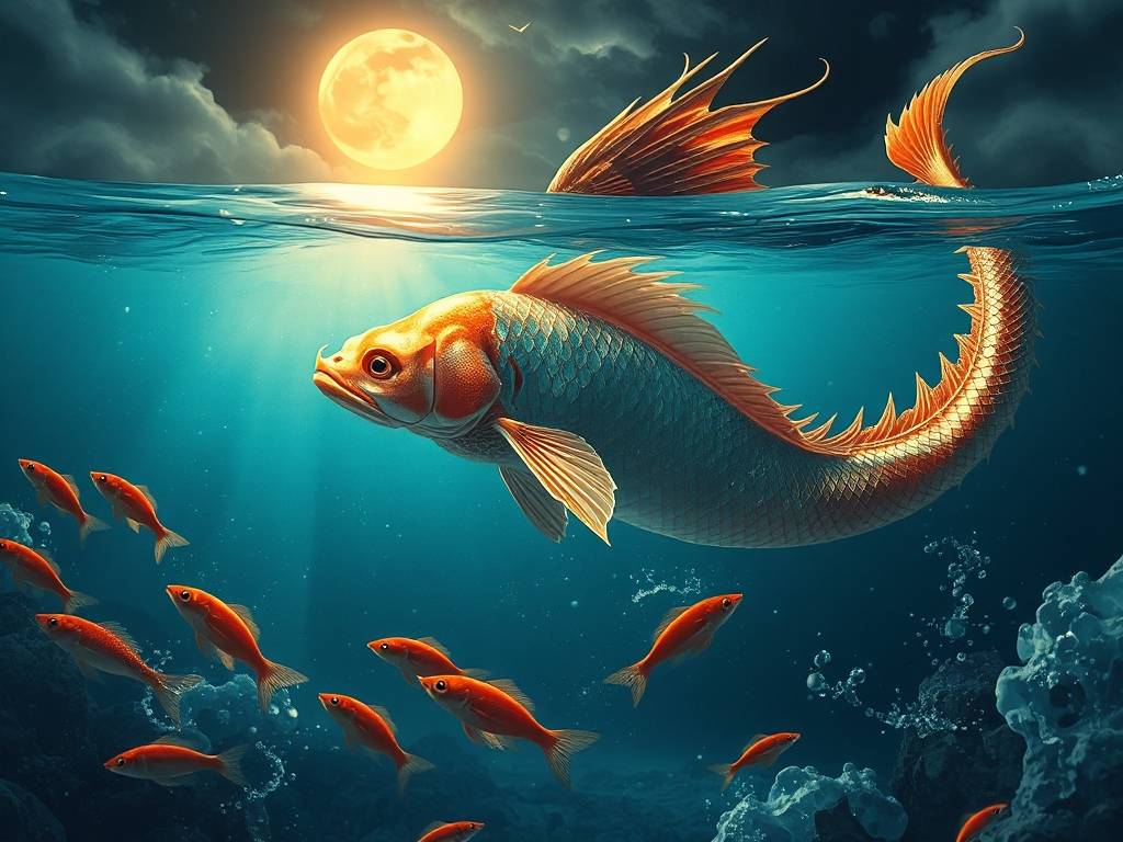 【梦到动物】做梦梦见鱼变成龙的含义