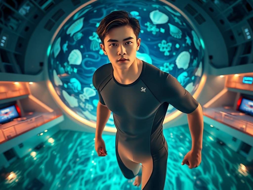 星跳水立方中的B型血帅哥：韩庚