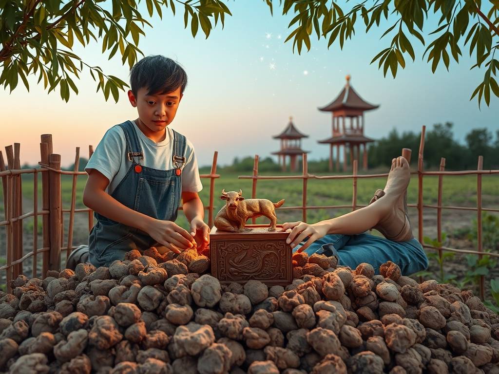 做梦梦见捡牛粪，财位面对东南方