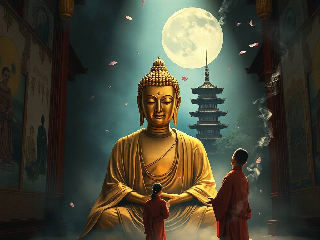 占卜学解梦：梦见佛像梦程(chéng)解析