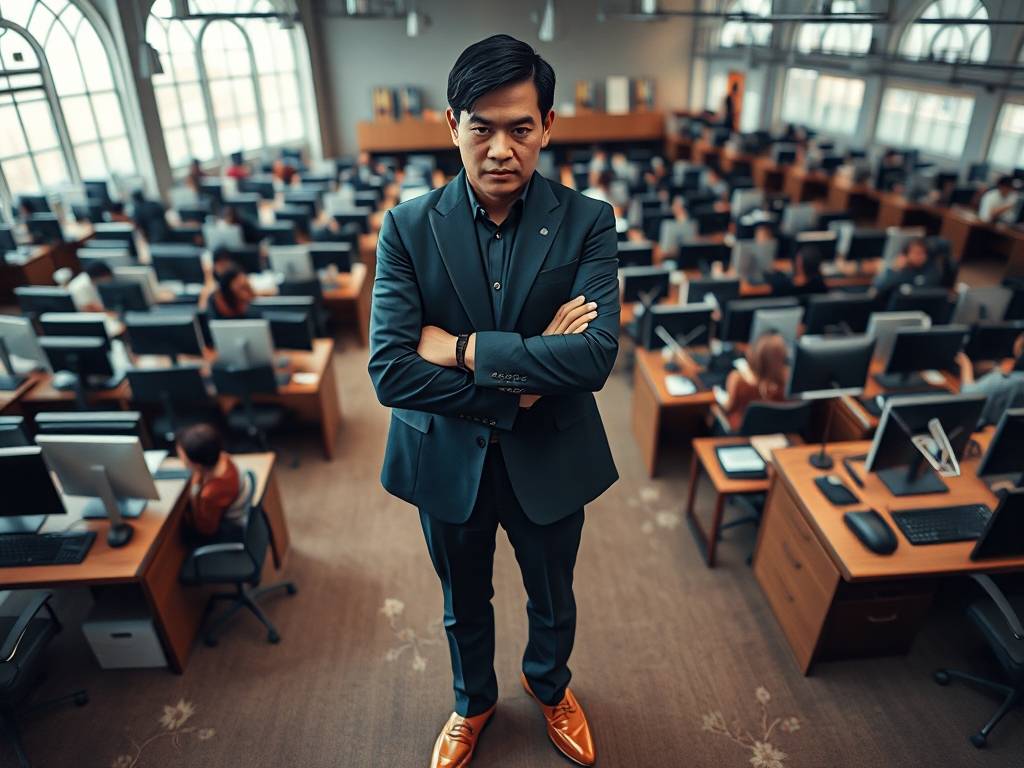 职场上会跟身边同事保持距离的血型男