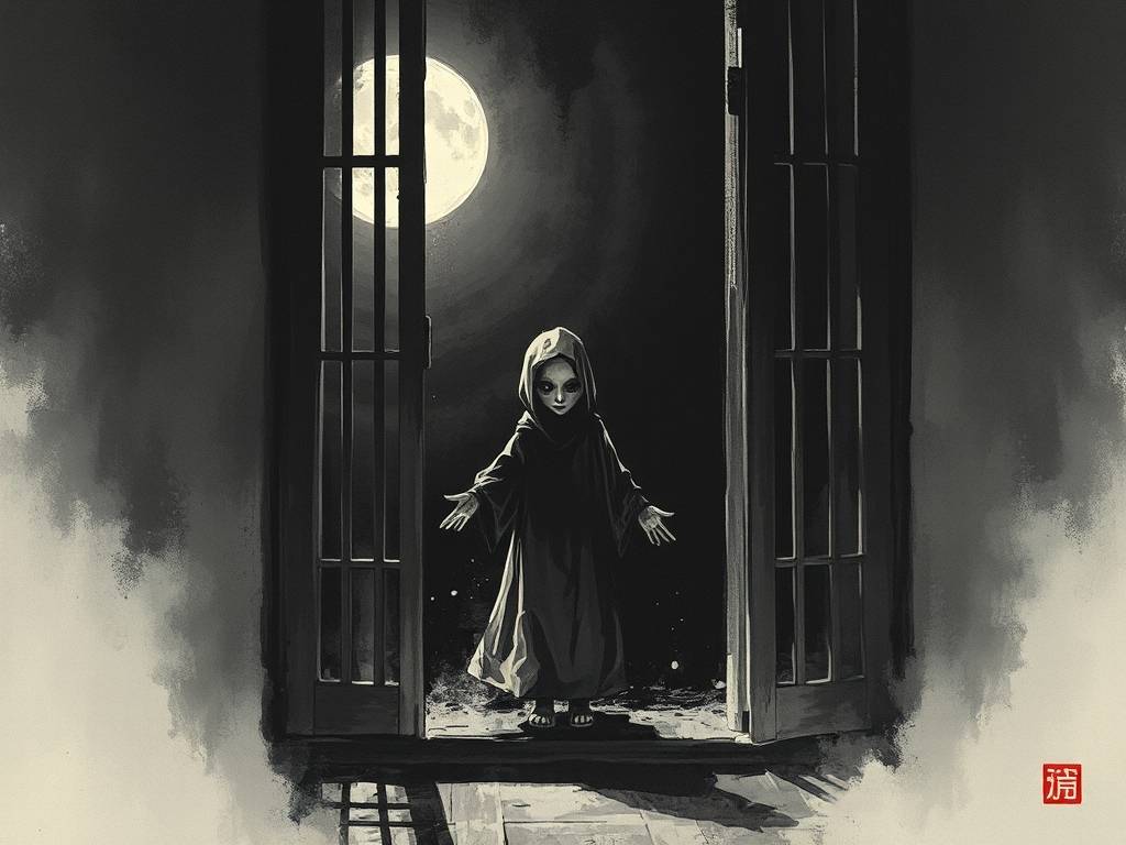 梦见鬼敲门没给开门