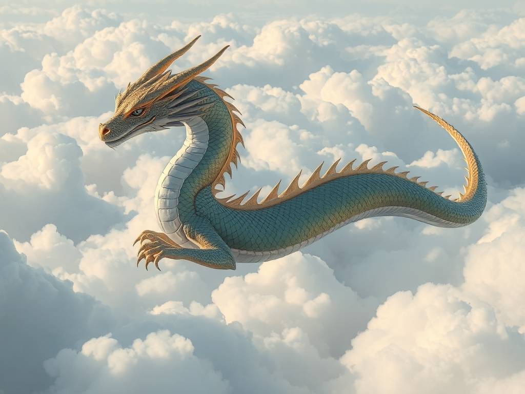梦见天上金龙若隐若现