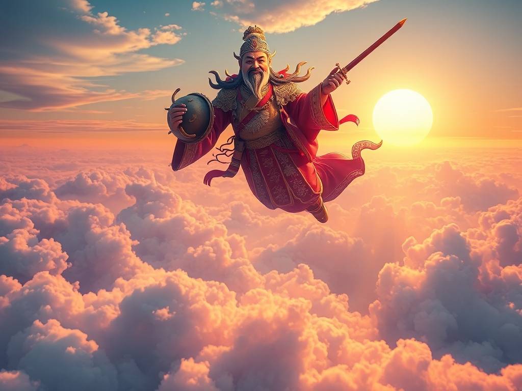 梦见门神在天上飞
