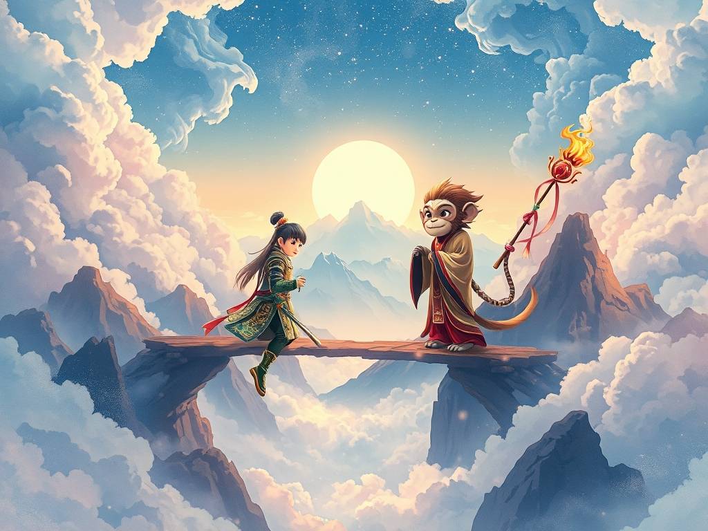 梦见哪吒与孙悟空