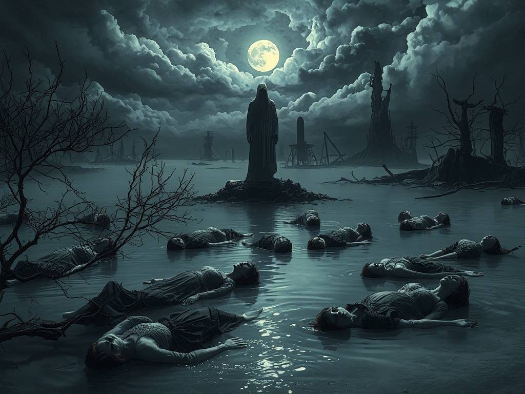 梦见发洪水死了好多人