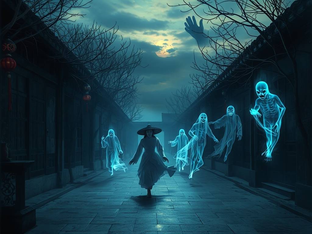 鬼追着跑