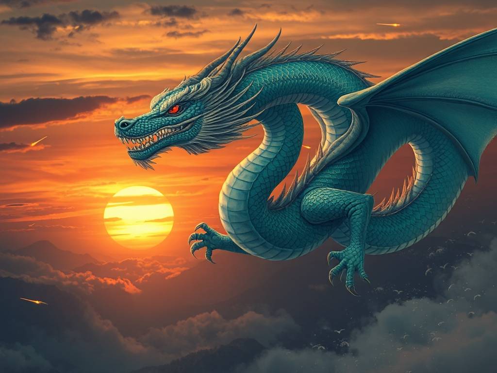 天上出现龙