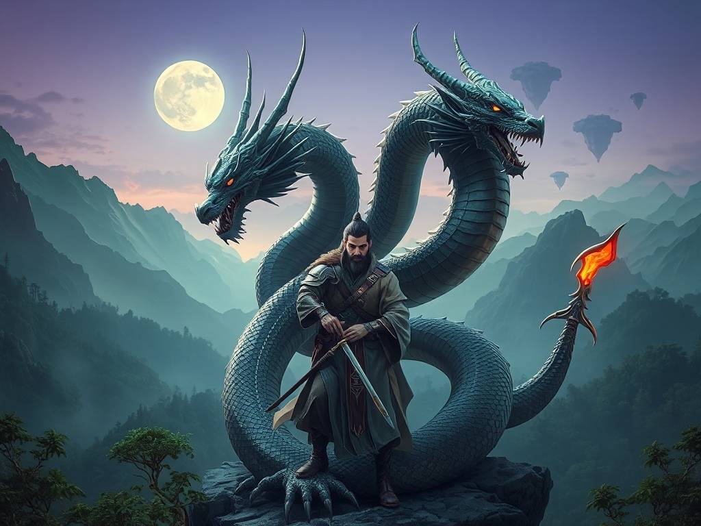 龙缠身