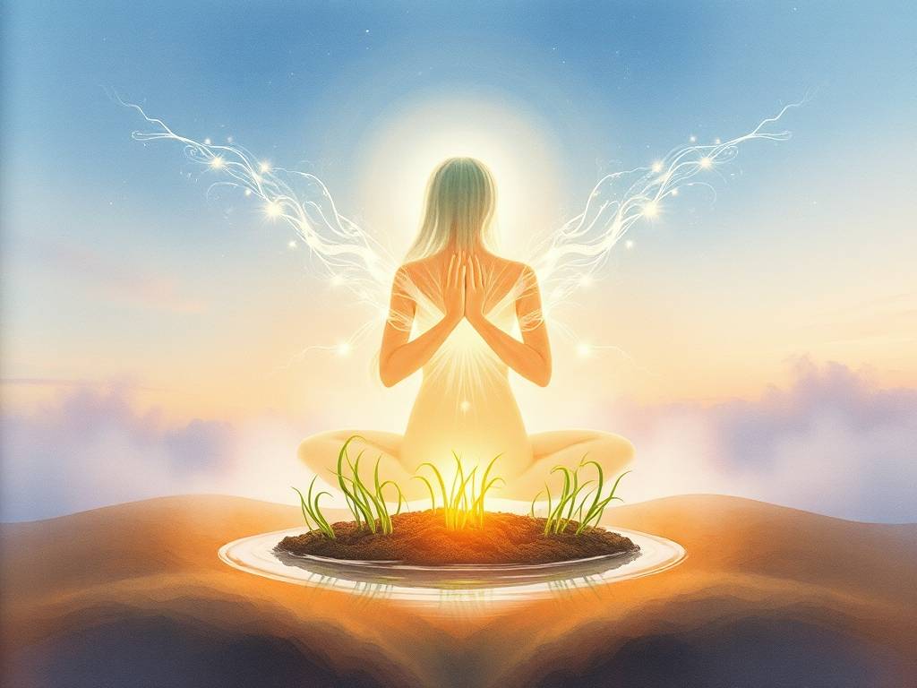 神把自己抱在怀里