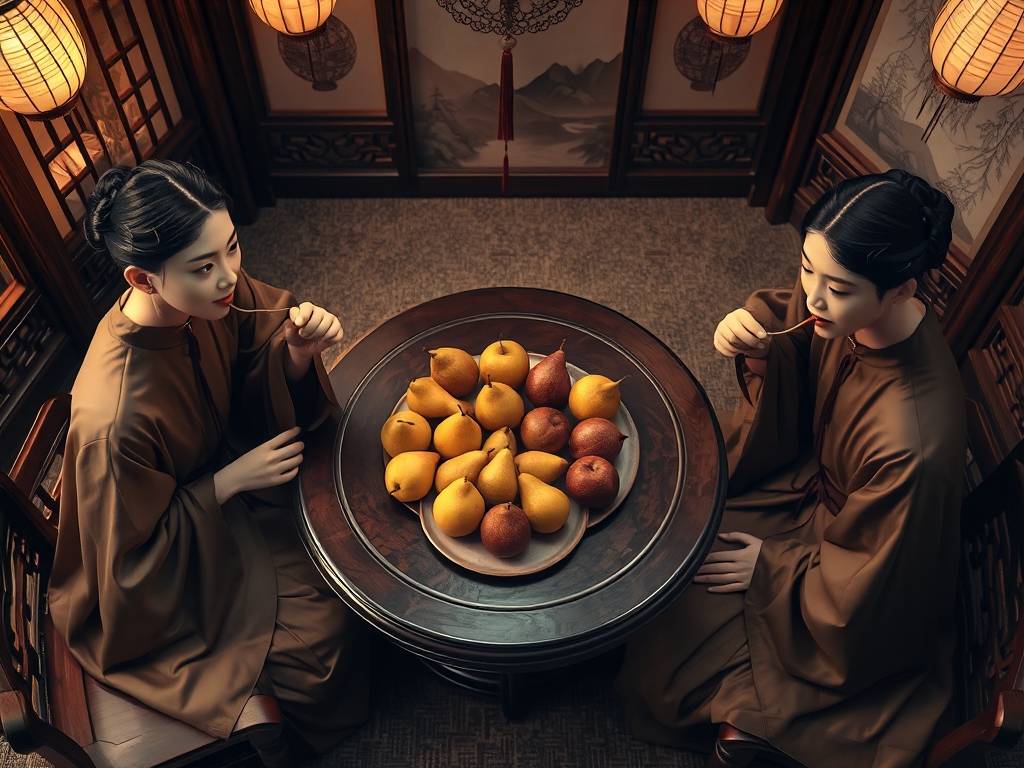 梦见别人在(zài)我家吃梨