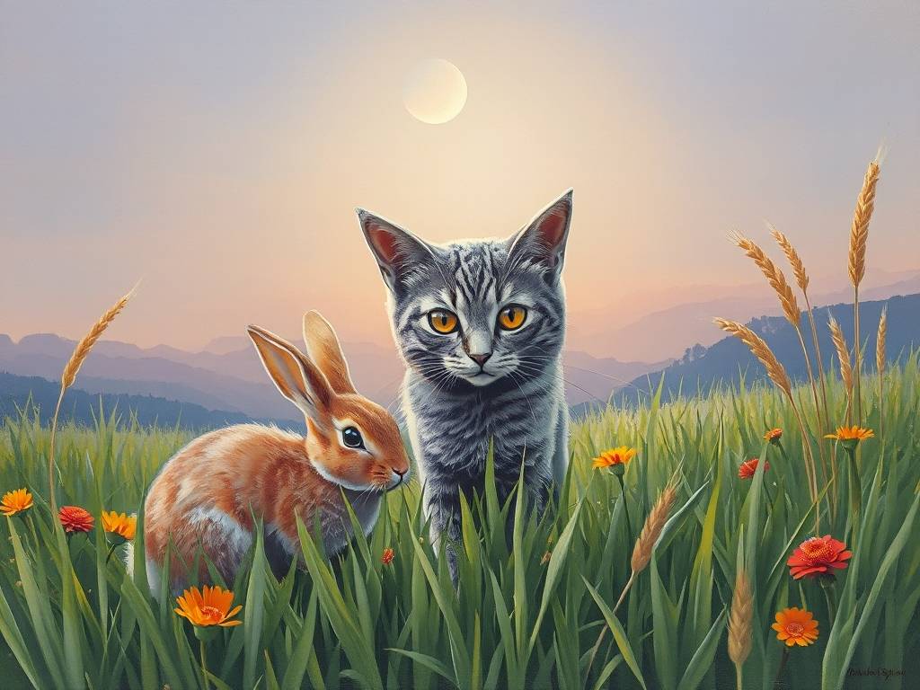 做梦梦见兔子变成猫，请小心意外事故