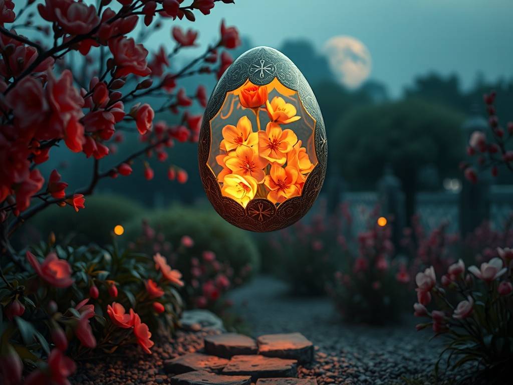 梦见鸡蛋开花，预示桃花位在正南方