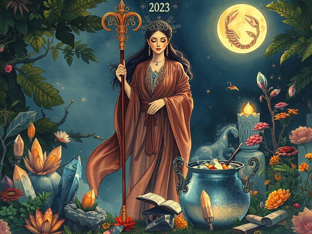 百变巫女 天蝎座2023年运势
